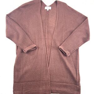 Biceel Cardigan Brown Sweater Womens Size S/M